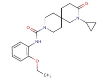 2-cyclopropyl-N-(2-ethoxyphenyl)-3-oxo-2,9-diazaspiro[5.5]undecane-9-carboxamide
