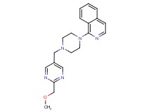1-(4-{[2-(methoxymethyl)pyrimidin-5-yl]methyl}piperazin-1-yl)isoquinoline