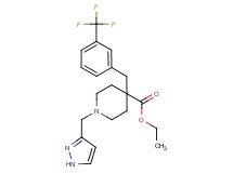 ethyl 1-(1H-pyrazol-3-ylmethyl)-4-[3-(trifluoromethyl)benzyl]-4-piperidinecarboxylate