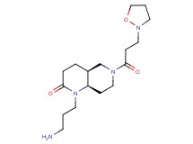 (4aS*,8aR*)-1-(3-aminopropyl)-6-(3-isoxazolidin-2-ylpropanoyl)octahydro-1,6-naphthyridin-2(1H)-one
