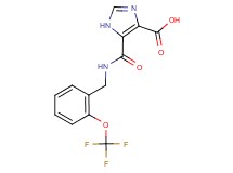 5-({[2-(trifluoromethoxy)benzyl]amino}carbonyl)-1H-imidazole-4-carboxylic acid