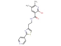 2-hydroxy-5,6-dimethyl-N-{2-[2-(4-pyridinyl)-1,3-thiazol-4-yl]ethyl}nicotinamide