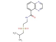 N-[2-(isobutylsulfonyl)ethyl]quinoxaline-5-carboxamide