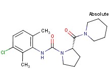 (2S)-N-(3-chloro-2,6-dimethylphenyl)-2-(piperidin-1-ylcarbonyl)pyrrolidine-1-carboxamide