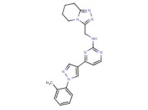 4-[1-(2-methylphenyl)-1H-pyrazol-4-yl]-N-(5,6,7,8-tetrahydro[1,2,4]triazolo[4,3-a]pyridin-3-ylmethyl)pyrimidi