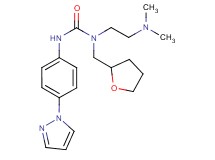 N-[2-(dimethylamino)ethyl]-N'-[4-(1H-pyrazol-1-yl)phenyl]-N-(tetrahydrofuran-2-ylmethyl)urea