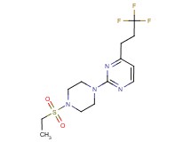 2-[4-(ethylsulfonyl)piperazin-1-yl]-4-(3,3,3-trifluoropropyl)pyrimidine
