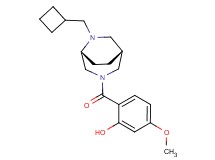 2-{[(1R*,5R*)-6-(cyclobutylmethyl)-3,6-diazabicyclo[3.2.2]non-3-yl]carbonyl}-5-methoxyphenol