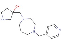 3-{[4-(4-pyridinylmethyl)-1,4-diazepan-1-yl]methyl}-3-pyrrolidinol dihydrochloride