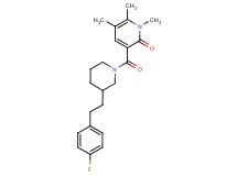 3-({3-[2-(4-fluorophenyl)ethyl]-1-piperidinyl}carbonyl)-1,5,6-trimethyl-2(1H)-pyridinone