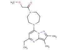 5-ethyl-7-[4-(methoxyacetyl)-1,4-diazepan-1-yl]-2,3-dimethylpyrazolo[1,5-a]pyrimidine