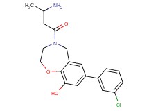 4-(3-aminobutanoyl)-7-(3-chlorophenyl)-2,3,4,5-tetrahydro-1,4-benzoxazepin-9-ol