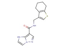 N-(4,5,6,7-tetrahydro-1-benzothien-3-ylmethyl)-1H-imidazo[1,2-b]pyrazole-7-carboxamide
