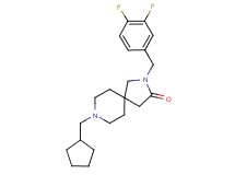 8-(cyclopentylmethyl)-2-(3,4-difluorobenzyl)-2,8-diazaspiro[4.5]decan-3-one