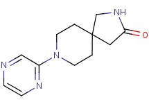 8-(2-pyrazinyl)-2,8-diazaspiro[4.5]decan-3-one