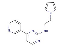4-(3-pyridinyl)-N-[2-(1H-pyrrol-1-yl)ethyl]-2-pyrimidinamine