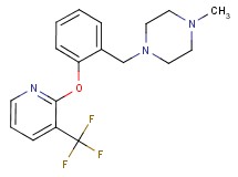 1-methyl-4-(2-{[3-(trifluoromethyl)pyridin-2-yl]oxy}benzyl)piperazine