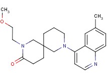2-(2-methoxyethyl)-8-(6-methyl-4-quinolinyl)-2,8-diazaspiro[5.5]undecan-3-one