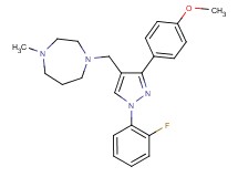 1-{[1-(2-fluorophenyl)-3-(4-methoxyphenyl)-1H-pyrazol-4-yl]methyl}-4-methyl-1,4-diazepane