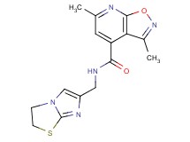 N-(2,3-dihydroimidazo[2,1-b][1,3]thiazol-6-ylmethyl)-3,6-dimethylisoxazolo[5,4-b]pyridine-4-carboxamide