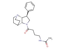 N-{4-oxo-4-[(2R*,3S*,6R*)-3-phenyl-1,5-diazatricyclo[5.2.2.0~2,6~]undec-5-yl]butyl}acetamide