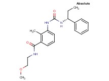 N-(2-methoxyethyl)-2-methyl-3-[({[(1R)-1-phenylpropyl]amino}carbonyl)amino]benzamide