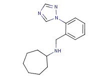 N-[2-(1H-1,2,4-triazol-1-yl)benzyl]cycloheptanamine