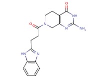 2-amino-7-[3-(1H-benzimidazol-2-yl)propanoyl]-5,6,7,8-tetrahydropyrido[3,4-d]pyrimidin-4(3H)-one