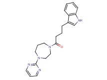 3-{4-oxo-4-[4-(2-pyrimidinyl)-1,4-diazepan-1-yl]butyl}-1H-indole trifluoroacetate