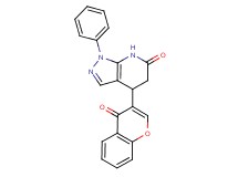 4-(4-oxo-4H-chromen-3-yl)-1-phenyl-1,4,5,7-tetrahydro-6H-pyrazolo[3,4-b]pyridin-6-one