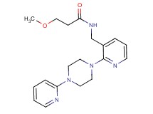3-methoxy-N-({2-[4-(2-pyridinyl)-1-piperazinyl]-3-pyridinyl}methyl)propanamide