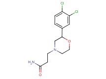 3-[2-(3,4-dichlorophenyl)morpholin-4-yl]propanamide