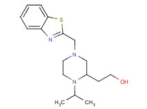 2-[4-(1,3-benzothiazol-2-ylmethyl)-1-isopropyl-2-piperazinyl]ethanol