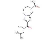 5-acetyl-N-methyl-N-(2-methylprop-2-en-1-yl)-5,6,7,8-tetrahydro-4H-pyrazolo[1,5-a][1,4]diazepine-2-carboxamide