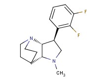 (2R*,3S*,6R*)-3-(2,3-difluorophenyl)-5-methyl-1,5-diazatricyclo[5.2.2.0~2,6~]undecane