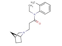 3-[(1S*,4S*)-2-azabicyclo[2.2.1]hept-2-yl]-N-ethyl-N-(2-methylphenyl)propanamide