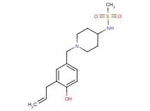N-[1-(3-allyl-4-hydroxybenzyl)piperidin-4-yl]methanesulfonamide