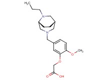(2-methoxy-5-{[(1S*,5R*)-6-propyl-3,6-diazabicyclo[3.2.2]non-3-yl]methyl}phenoxy)acetic acid