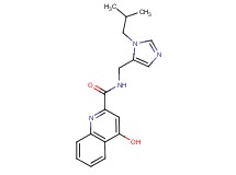 4-hydroxy-N-[(1-isobutyl-1H-imidazol-5-yl)methyl]-2-quinolinecarboxamide