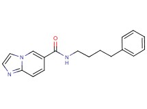 N-(4-phenylbutyl)imidazo[1,2-a]pyridine-6-carboxamide