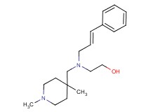 2-{[(1,4-dimethylpiperidin-4-yl)methyl][(2E)-3-phenylprop-2-en-1-yl]amino}ethanol