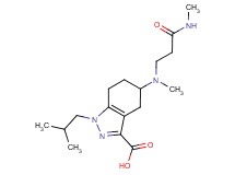 1-isobutyl-5-{methyl[3-(methylamino)-3-oxopropyl]amino}-4,5,6,7-tetrahydro-1H-indazole-3-carboxylic acid