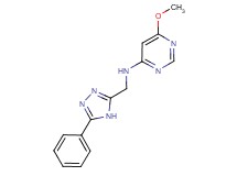 6-methoxy-N-[(5-phenyl-4H-1,2,4-triazol-3-yl)methyl]pyrimidin-4-amine