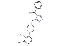 1-(2,3-dimethylphenyl)-4-{[4-(1-phenylethyl)-4H-1,2,4-triazol-3-yl]methyl}piperazine