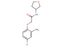2-(4-chloro-2-methylphenoxy)-N-(tetrahydrofuran-3-yl)acetamide