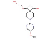 (1R*,3S*)-3-(2-hydroxyethoxy)-7-(5-methoxy-2-pyrimidinyl)-7-azaspiro[3.5]nonan-1-ol