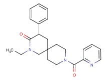 2-ethyl-4-phenyl-9-(2-pyridinylcarbonyl)-2,9-diazaspiro[5.5]undecan-3-one