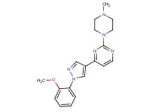 4-[1-(2-methoxyphenyl)-1H-pyrazol-4-yl]-2-(4-methylpiperazin-1-yl)pyrimidine