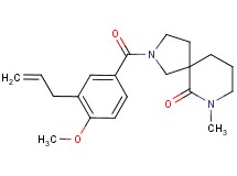 2-(3-allyl-4-methoxybenzoyl)-7-methyl-2,7-diazaspiro[4.5]decan-6-one