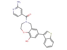4-(2-aminoisonicotinoyl)-7-(1-benzothien-3-yl)-2,3,4,5-tetrahydro-1,4-benzoxazepin-9-ol